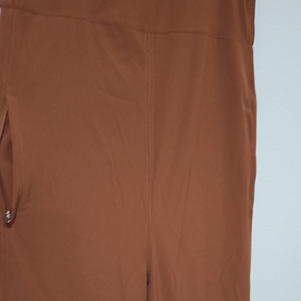 Women's Navy and Brown Jumpsuit - Picture 10 of 11